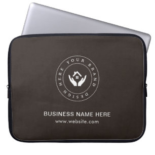 Create Your Own Custom Logo & Text Promotional Laptop Sleeve