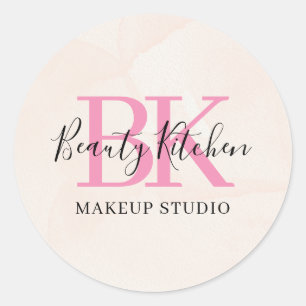 Create your own Custom Makeup Artist Promotional Classic Round Sticker