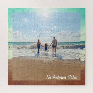 Create Your Own Custom Memorable Family Photo Jigsaw Puzzle