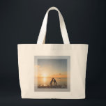 Create Your Own Custom Memorable Wedding Photo Large Tote Bag<br><div class="desc">Create Your Own Custom Memorable Wedding Photo Tote Bag</div>