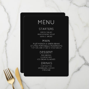 Create Your Own Custom Menu