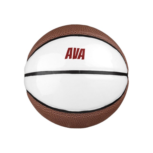 Create Your Own Custom Mini Basketball (Front)