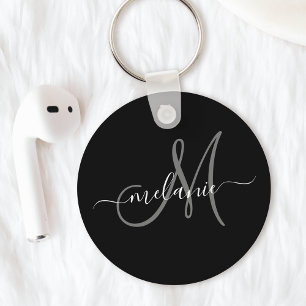 Create Your Own Custom Monogram And Name Script Key Ring