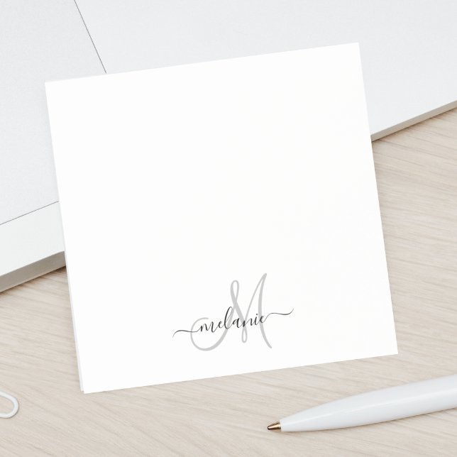 Create Your Own Custom Monogram And Name Script Post-it Notes (Creator Uploaded)