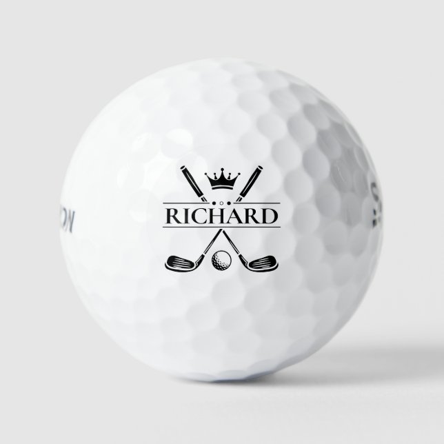 Create Your Own Custom Name Branded Golf Balls (Front)