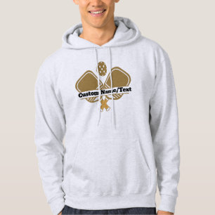 Create Your Own Custom Name Monogram Pickleball Hoodie