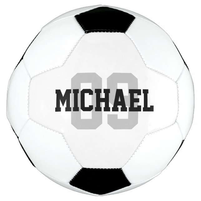 Create Your Own Custom Name Number Football (Front)
