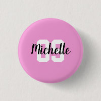 Create Your Own Custom Name Number Pink