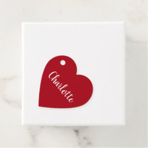 Create Your own Custom Name Valentine's Day  Favour Tags