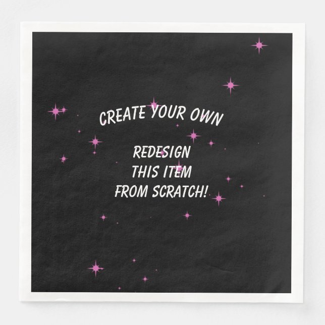 Create Your Own Custom Napkin (Front)