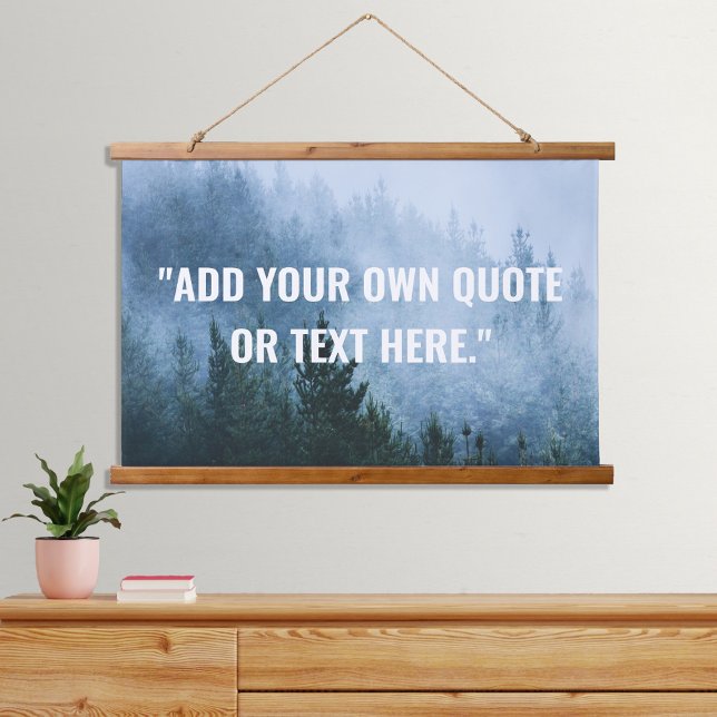 Create Your Own Custom Nature Quote Hanging Tapestry (Creator Uploaded)
