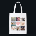 Create Your Own Custom Newlyweds Wedding Photo Reusable Grocery Bag<br><div class="desc">Create Your Own Custom Newlyweds Wedding Photo bag</div>