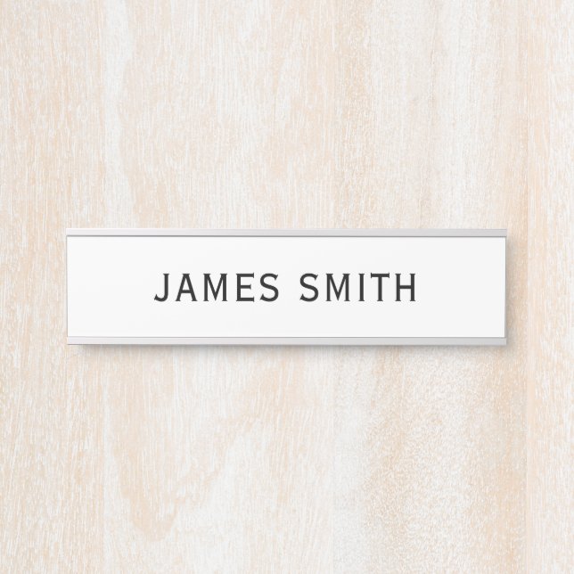 Create Your Own Custom Office Door Sign (Front)