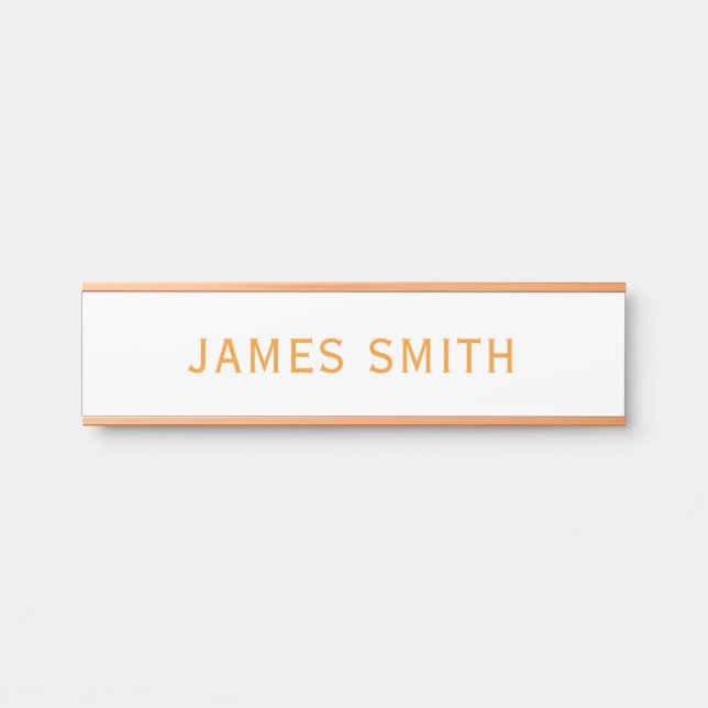 Create Your Own Custom Office Door Sign (Front)