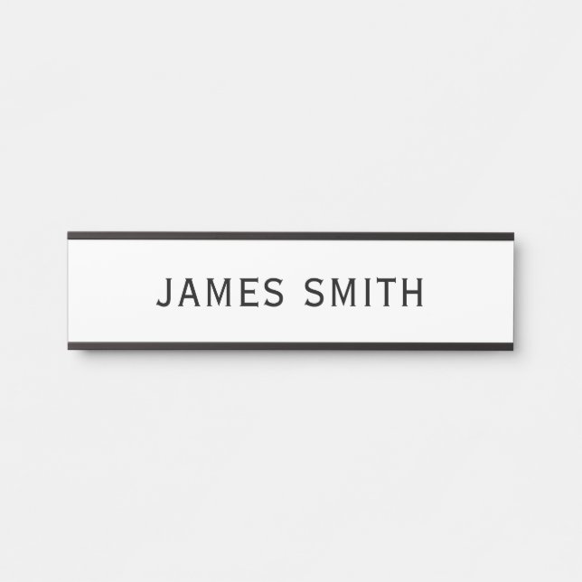 Create Your Own Custom Office Door Sign (Front)