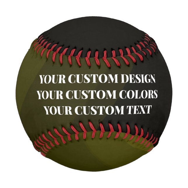Create Your Own Custom Ombre Baseball (Front)