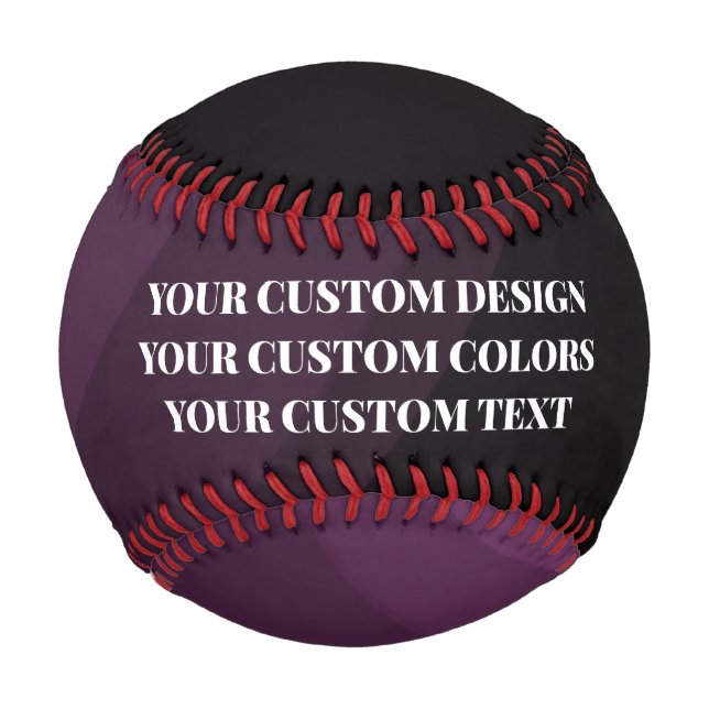 Create Your Own Custom Ombre Baseball (Front)