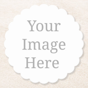 Create your own custom  paper coaster