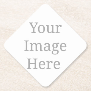 Create your own custom  paper coaster