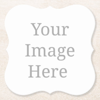 Create your own custom paper coaster