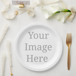 Create your own custom  paper plate