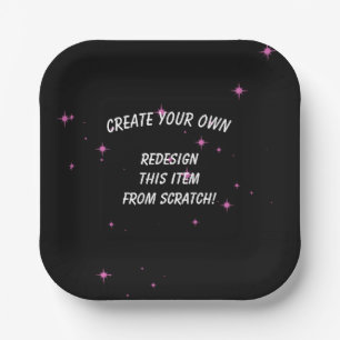 Create Your Own Custom Paper Plate