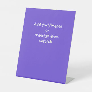 Create Your Own Custom Pedestal Sign