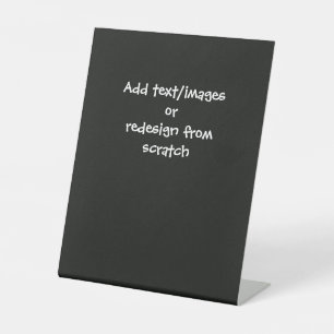 Create Your Own Custom Pedestal Sign