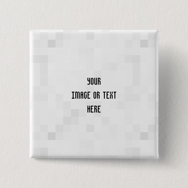 Create Your Own Custom Personalised 15 Cm Square Badge (Front)