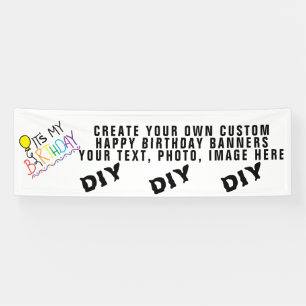 Create Your Own Custom Personalised Birthday Banner