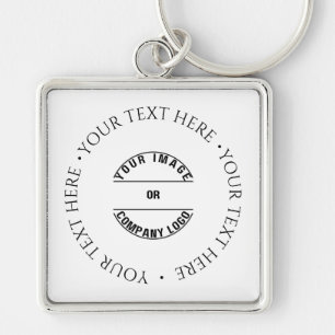 Create Your Own Custom Personalised Blank Template Key Ring