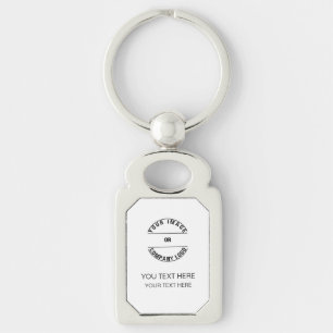 Create Your Own Custom Personalised Blank Template Key Ring