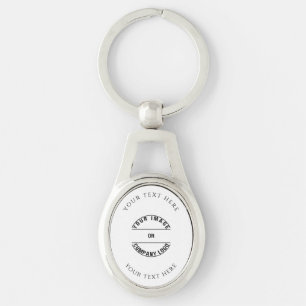Create Your Own Custom Personalised Blank Template Key Ring