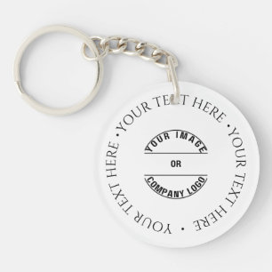 Create Your Own Custom Personalised Blank Template Key Ring