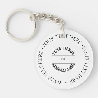 Create Your Own Custom Personalised Blank Template Key Ring