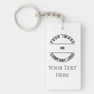 Create Your Own Custom Personalised Blank Template Key Ring