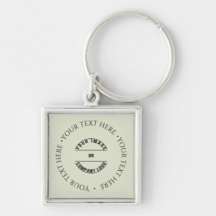 Create Your Own Custom Personalised Blank Template Key Ring