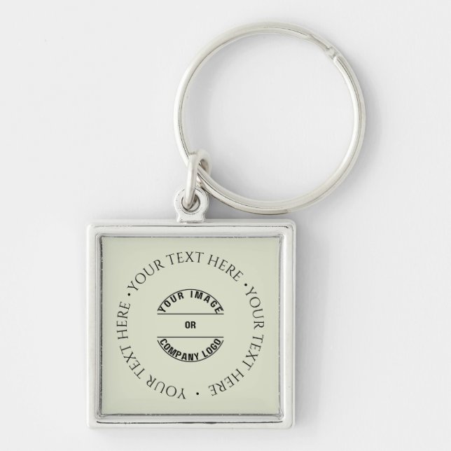 Create Your Own Custom Personalised Blank Template Key Ring (Front)
