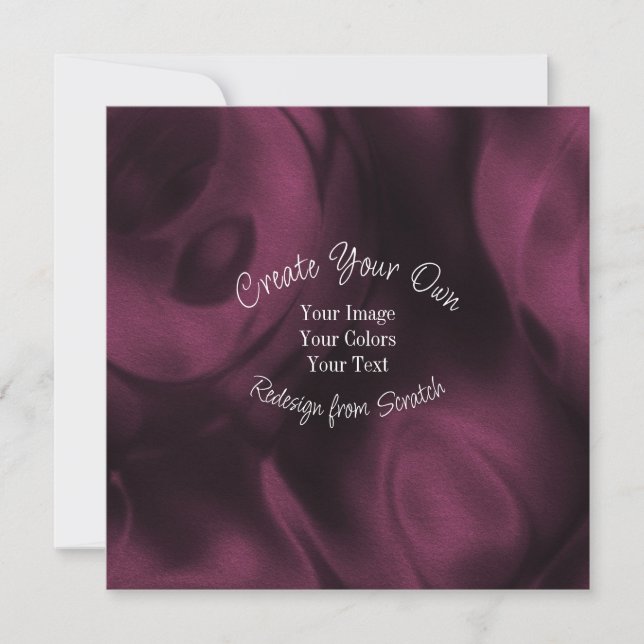 Create Your Own Custom Personalised Card (Front)