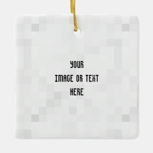 Create Your Own Custom Personalised Ceramic Ornament
