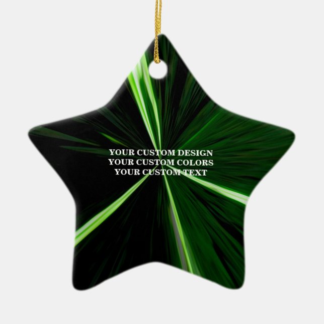 Create Your Own Custom Personalised Ceramic Tree Decoration (Front)