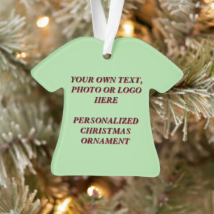 Create Your Own Custom Personalised Christmas Ornament