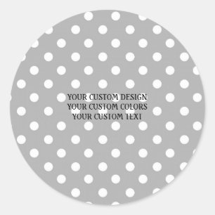 Create Your Own Custom Personalised Classic Round Sticker