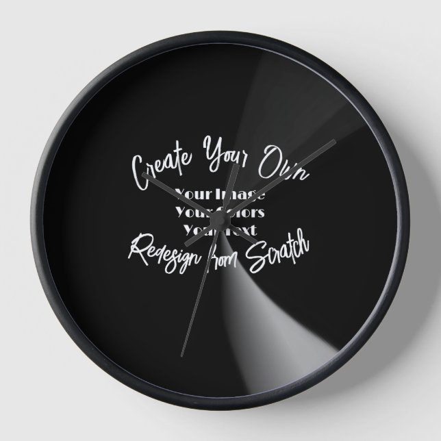 Create Your Own Custom Personalised Clock (Front)