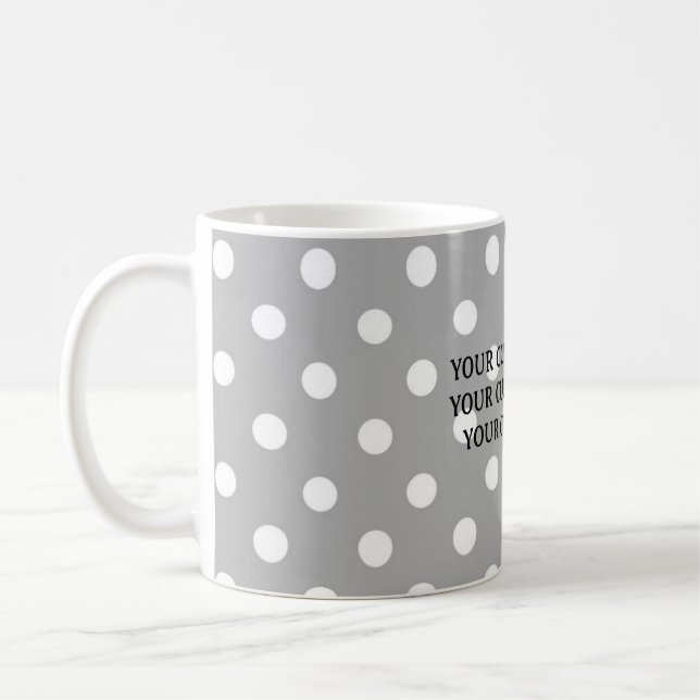 Create Your Own Custom Personalised Coffee Mug (Left)