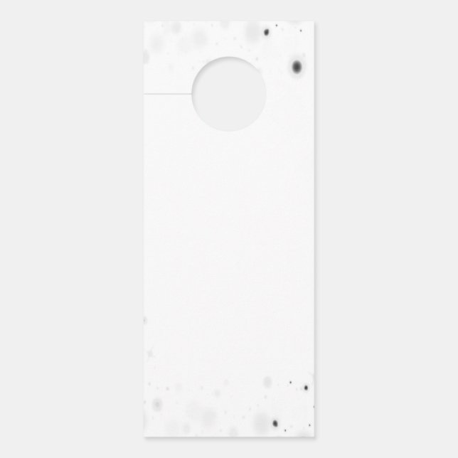 Create Your Own Custom Personalised Door Hanger (Front)