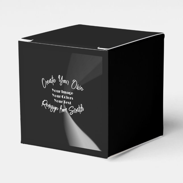 Create Your Own Custom Personalised Favour Box (Front Side)