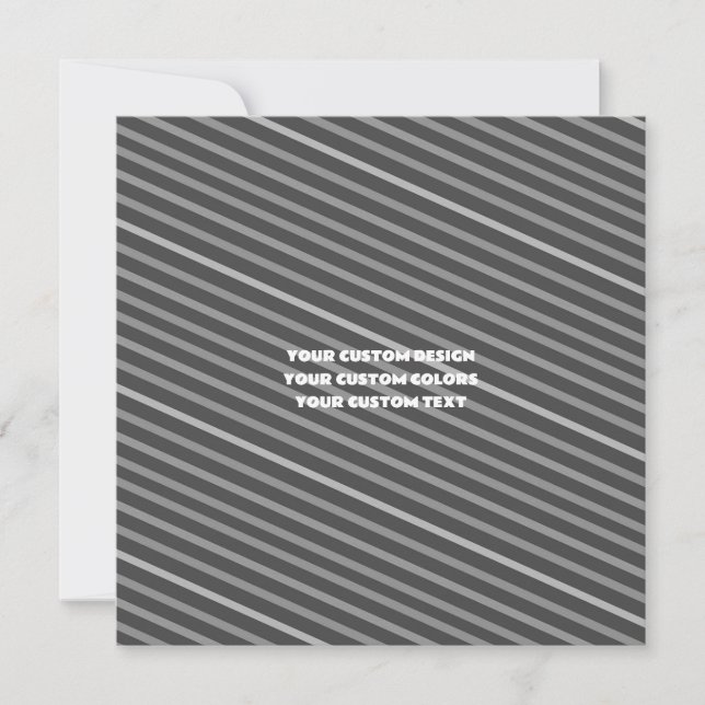 Create Your Own Custom Personalised Flat Card (Front)