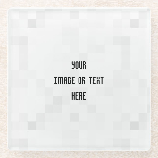 Create Your Own Custom Personalised Glass Coaster (Front)