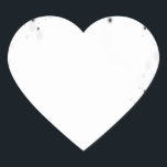 Create Your Own Custom Personalised Heart Sticker<br><div class="desc">Personalise this product by adding your own text or redesign entirely from scratch by replacing our image with your own!

Visit Christmas Town on Zazzle to shop our entire collection of custom gifts,  party supplies,  holiday decorations,  stocking stuffers and more.</div>